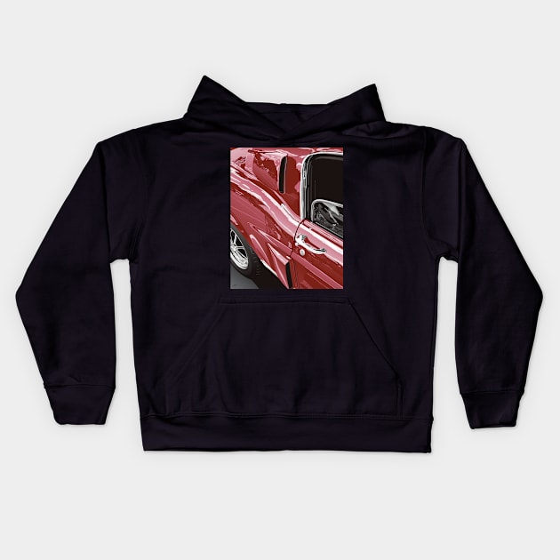 Shelby Mustang Kids Hoodie by gregspradlin